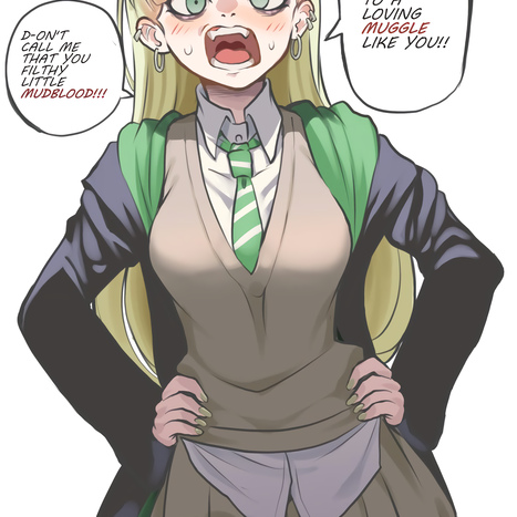 Female Draco Malfoy doesn't like you Porn comic Cartoon porn comics on Harry Potter