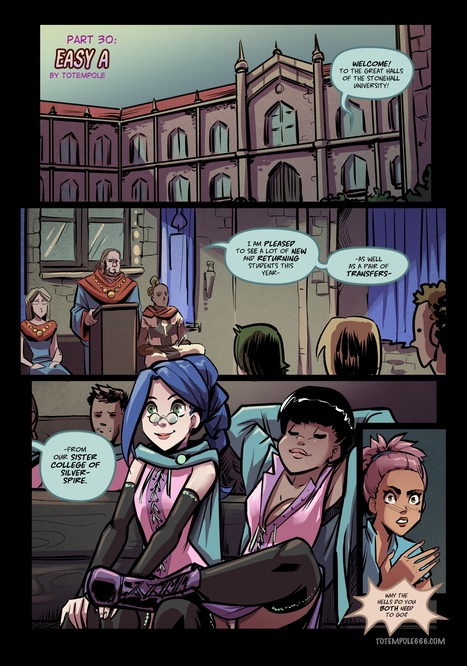 The Cummoner 30: Easy A Porn comic Cartoon porn comics on The Cummoner
